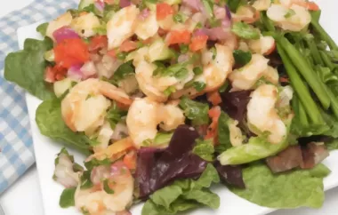 Gazpacho Salad with Shrimp