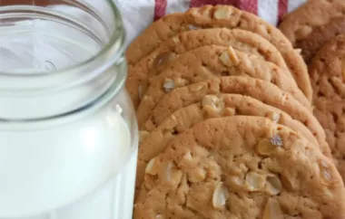 Ginger Touched Oatmeal Peanut Butter Cookies