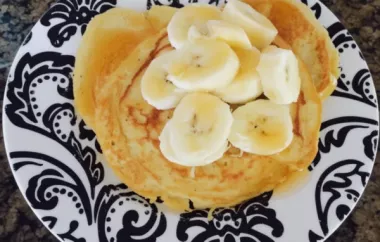 Gluten-Free and Dairy-Free Banana Pancakes