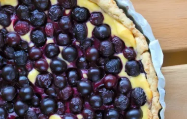 Gluten-Free Blueberry and Sweet Ricotta Crostata