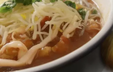 Gobble-Gobble Chili With Chipotle Baja Sauce