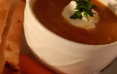 Golden Sunset Soup with Root Vegetables and Herbs