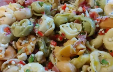 Gorgonzola and Prosciutto Tortellini Salad