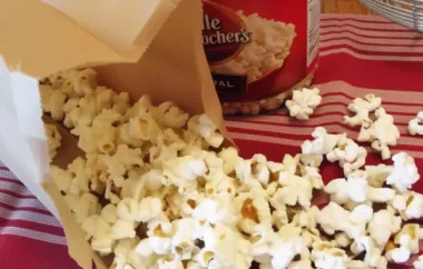 Gourmet Microwave Popcorn Recipe