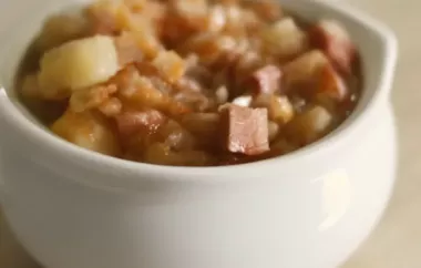 Grandma B's Bean Soup - A Hearty and Nourishing Dish