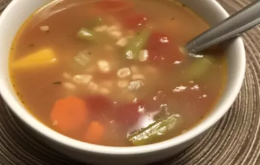 Grandma Coffee's Beef Barley Vegetable Soup