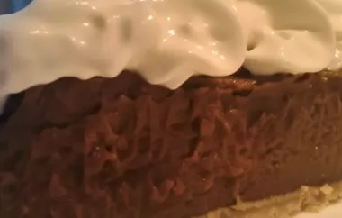 Grandma Emma's Fudgy Chocolate Pie: A Classic Family Recipe