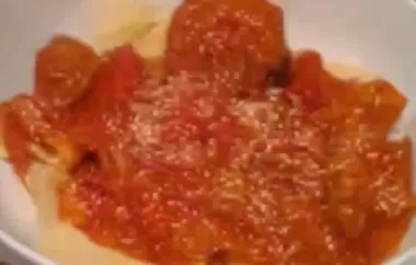 Grandma's Homemade Italian Sauce and Meatballs