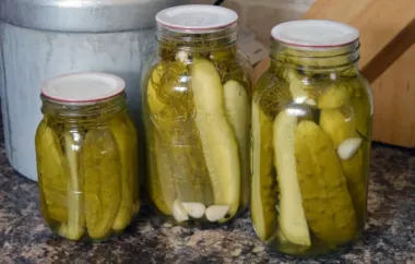 Great Grandpa's Garlic Pickles