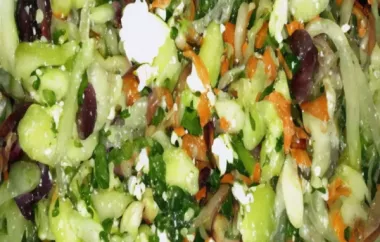 Greek Cucumber Bean Salad