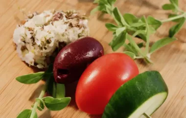 Greek Salad on a Stick