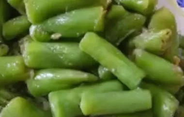 Green Beans with Anchovies