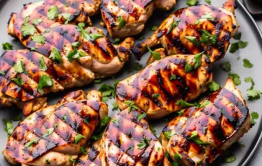 Grilled BBQ Lime Chicken Recipe