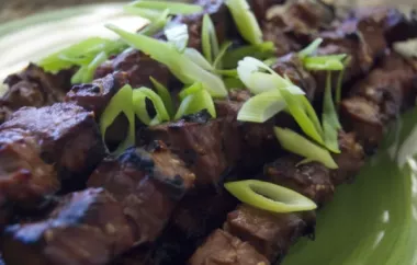 Grilled Beef Yakitori Recipe