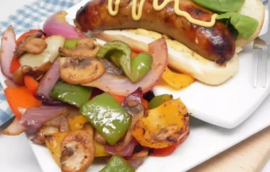 Grilled Boudin with Savory Vegetables
