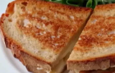 Grilled Brie and Pear Sandwich - A Delicious Gourmet Grilled Cheese Recipe