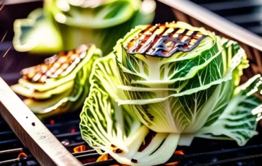 Grilled Cabbage II - A Delicious and Healthy Side Dish for Summer BBQs