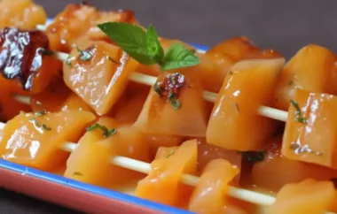 Grilled Cantaloupe Skewers: A Refreshing Summer Dessert
