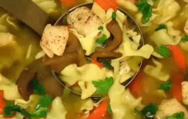 Grilled Chicken Noodle Soup: A Flavorful Twist on a Classic Dish