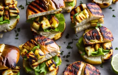 Grilled Chicken Pineapple Sliders - A Delicious Twist on the Classic Slider