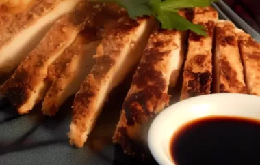 Grilled Chicken Satay Steaks with Peanut Sauce Recipe