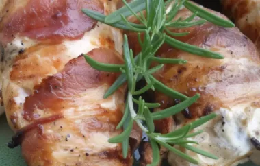 Grilled Chicken with Rosemary and Bacon Recipe
