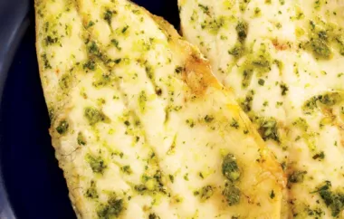 Grilled Fish Fillet with Pesto Sauce