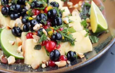 Grilled Halloumi with Herbed Berry Salsa - A Delicious Summer Appetizer