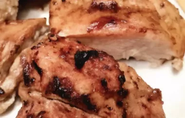 Grilled Honey Lemon Chicken - A Delicious and Tangy Chicken Dish