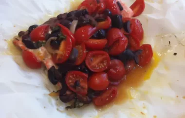 Grilled Mediterranean Salmon in Foil