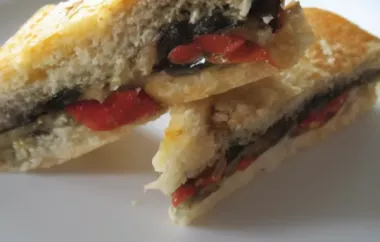 Grilled Mediterranean Vegetable Sandwich
