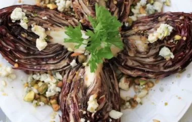 Grilled Radicchio with Blue Cheese: A Flavorful Twist on a Classic Salad
