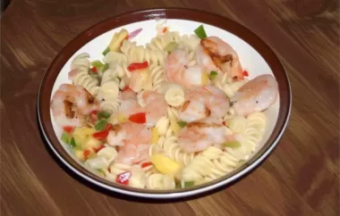 Grilled Shrimp and Pineapple Salsa Pasta Recipe