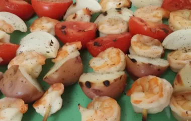 Grilled Shrimp Kabobs with a Tangy Sauce