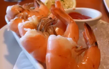 Grilled Shrimp Scampi Cocktail Recipe