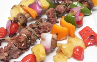Grilled Southwestern Shish Kebabs: A Delicious Twist on Traditional Kebabs