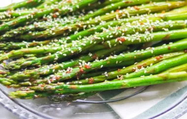 Grilled Soy-Sesame Asparagus