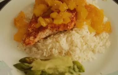 Grilled Spiced Chicken with Caribbean Citrus Mango Sauce Recipe