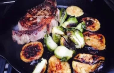 Grilled Steak and Vegetables: One Pan Recipe