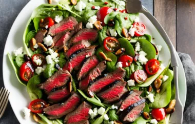 Grilled Steak Salad with Balsamic Vinaigrette