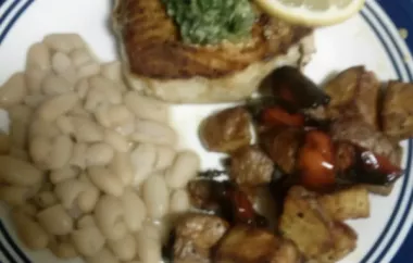 Grilled Swordfish Steaks with a Fresh Herb Sauce