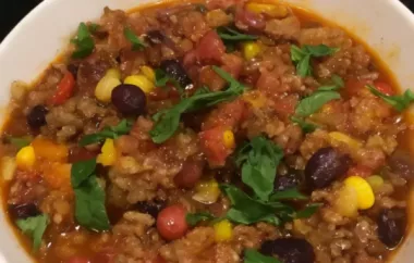 Ground-Beef Chili with Beans
