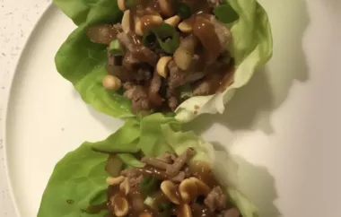 Ground Turkey Lettuce Wraps - A Healthy and Delicious Twist on a Classic Dish