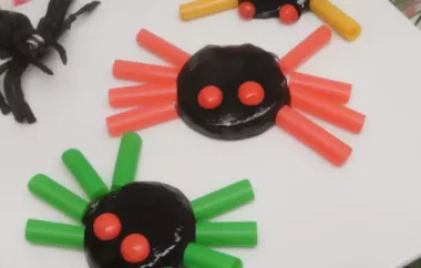 Halloween Jell-O Spiders - Delicious and Creepy Halloween Treat