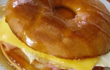 Hammy Egg Maple Bagel