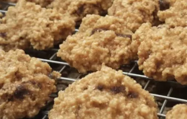 Healthier Chewy Chocolate Chip Oatmeal Cookies Recipe