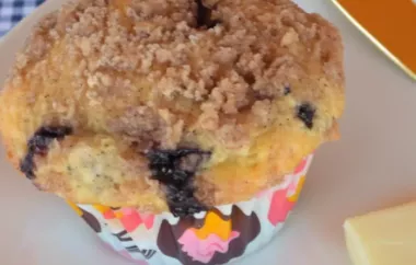 Healthier to Die For Blueberry Muffins Recipe