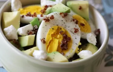 Healthy and Delicious Avocado Breakfast Bowl