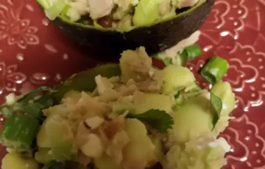Healthy and Delicious Avocado Tuna and Tomato Salad Recipe