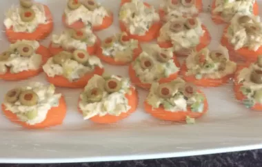 Healthy and delicious carrot and tuna bites